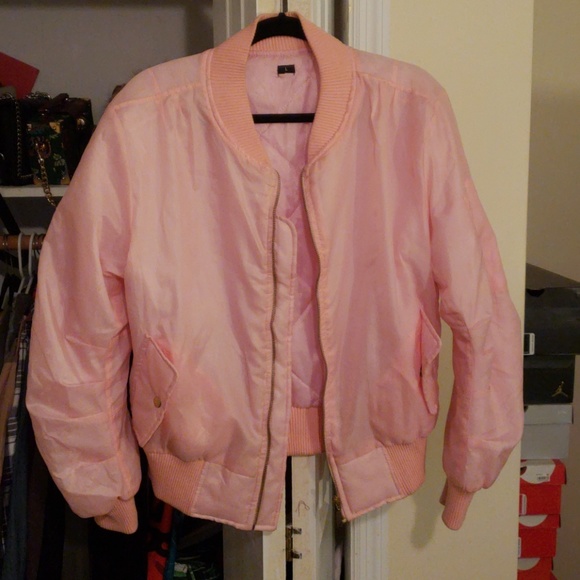 Pink Bomber Jacket - Picture 2 of 4